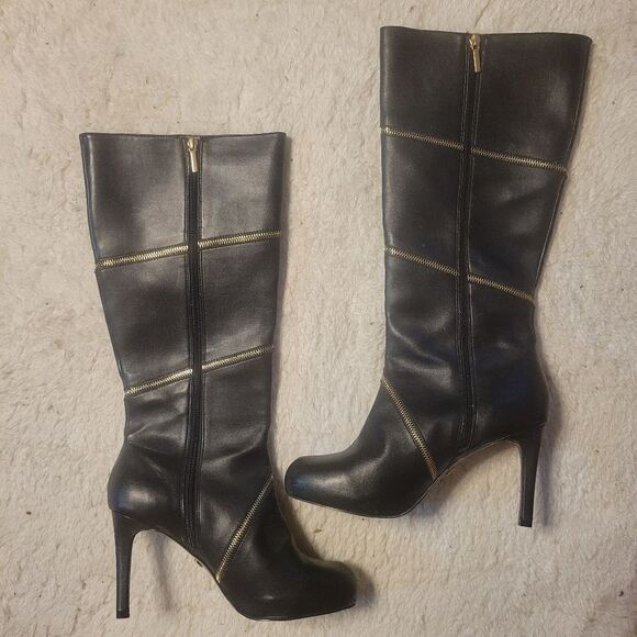 Thalia Sodi Zipper Stiletto Heel Boots - Picture 3 of 16